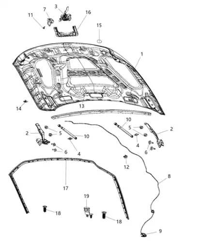SEAL 68492542AA CHRYSLER