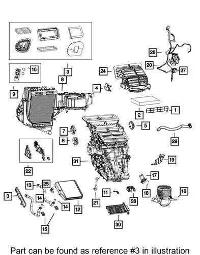 SEAL KIT 68428902AA CHRYSLER