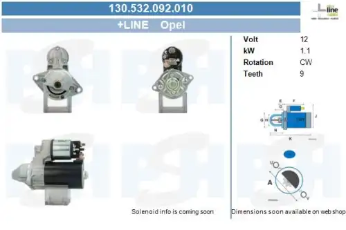 Стартер CV PSH 130.532.092.010