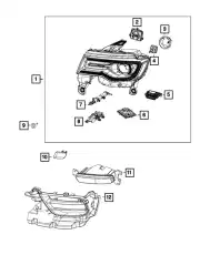 Фара CHRYSLER 68266655AJ