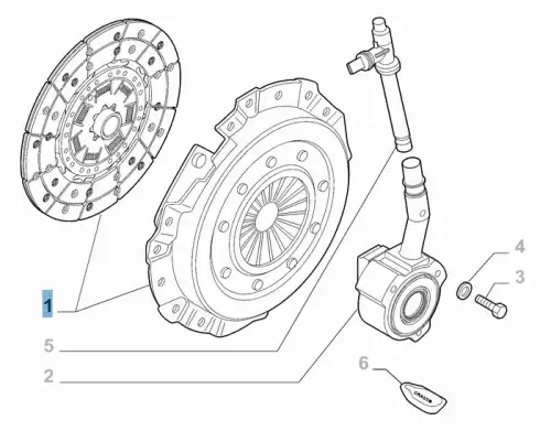RECOND. CLUTCHES K 71797158 FIAT