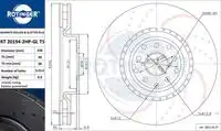 Тормозной диск ROTINGER RT 20194-2HP-GL T5