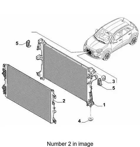 RADIATOR 52084518 FIAT