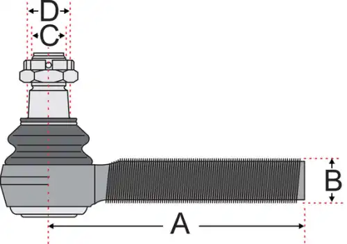 Рулевой наконечник JURATEK JSS2711