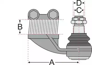 Рулевой наконечник JURATEK JSS2703R