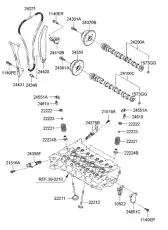 Распредвал MOBIS 242002B665