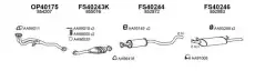 Система выпуска ОГ FS400276 FAURECIA