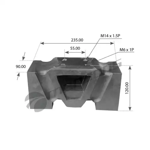 Подушка крепления двигателя MANSONS AEM135