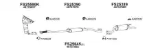Система выпуска ОГ FS250144 FAURECIA