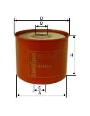 Топливный фильтр SAMPIYON CE 0301 M