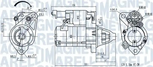 Стартер MAGNETI MARELLI 063721458010