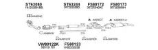 Система выпуска ОГ FS800151 FAURECIA