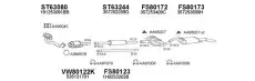 Система выпуска ОГ FS800151 FAURECIA
