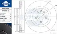 Тормозной диск ROTINGER RT 20552-GL
