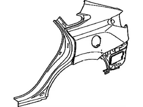 Крыло TOYOTA / LEXUS 6161248100