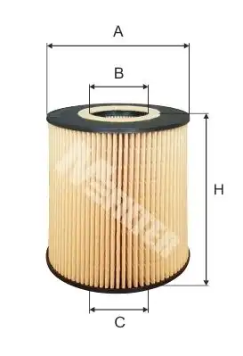 Фильтр масляный MFILTER TE612