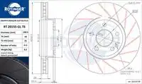 Тормозной диск ROTINGER RT 20155-GL T6