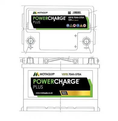 Аккумулятор MOTAQUIP VBY8