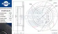 Тормозной диск ROTINGER RT 20771-GL T5