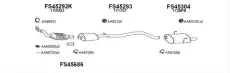 Система выпуска ОГ FS450218 FAURECIA