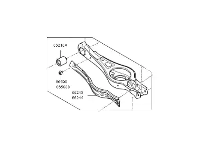Рычаг подвески KIA 55210F6300