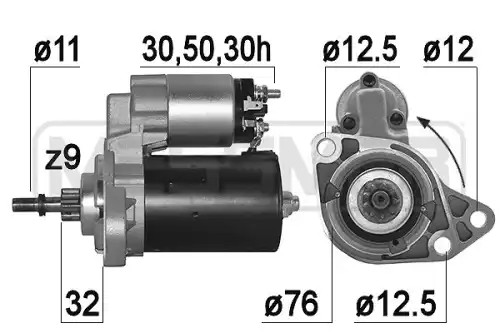 Стартер MESSMER 220097A