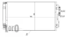 Конденсатор, кондиционер 004-016-0024 ABAKUS