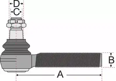 Рулевой наконечник JURATEK JSS2711A
