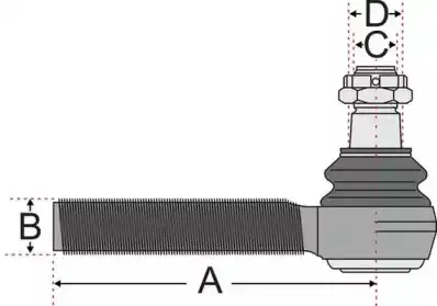 Рулевой наконечник JURATEK JSS2712A
