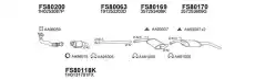 Система выпуска ОГ FS800136 FAURECIA
