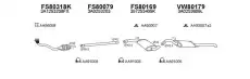 Система выпуска ОГ FS800142 FAURECIA