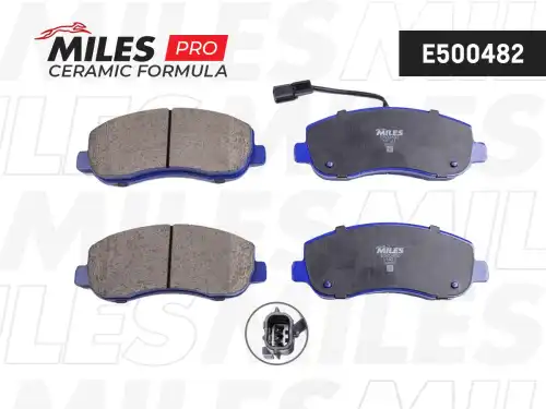 Тормозные колодки дисковые передняя ось MILES E500482