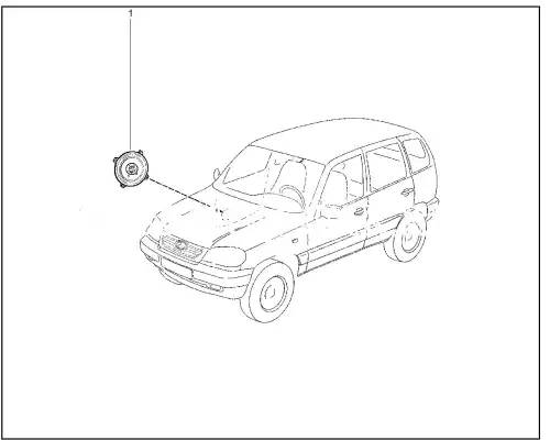 Громкоговоритель 00001750124801 LADA