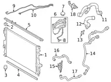 HOSE - OVERFLOW CONTAINER LR134943 LAND ROVER
