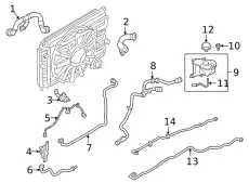 HOSE-ENGINE VENT J9C20992 JAGUAR