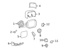 LAMP - EXTERIOR MIRROR LR129712 LAND ROVER