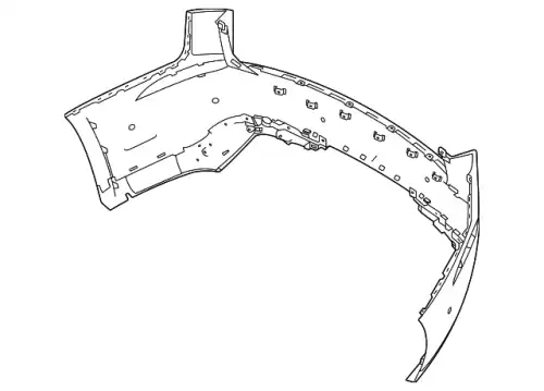 ЗАДНИЙ БАМПЕР LR139962 LAND ROVER