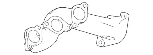 MANIFOLD - EXHAUST LR112597 LAND ROVER
