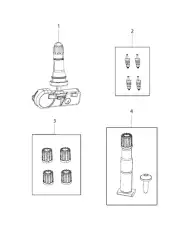 Датчик давления в шинах 68293199AA FIAT