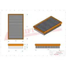 Фильтр воздушный HIFI SA12816