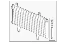 CONDENSER ASSY 80100TMAH01 HONDA