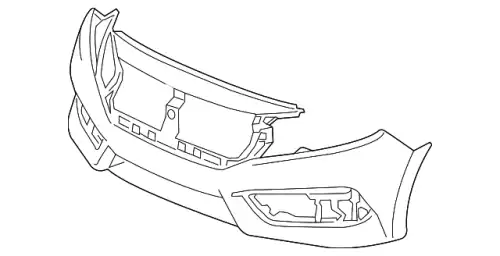 FACE,FR BUMPER 04711TBAA50ZZ HONDA