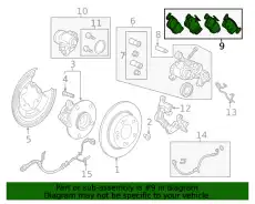 SET,PAD RR 43022TXMA02 HONDA