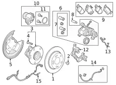 SET,PAD RR 43022TXMA02 HONDA