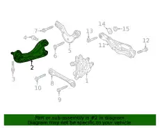 TRAILING ARM COMP 52360TBAA10 HONDA