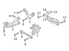 TRAILING ARM COMP 52360TBAA10 HONDA