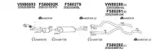 Система выпуска ОГ FS800448 FAURECIA