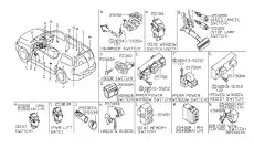 ДЕТАЛЬ SWITCH ASSY-ASC 253004M400 NISSAN