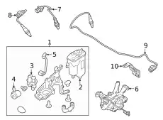SENSOR - EXHAUST GAS - OXYGEN LR140066 LAND ROVER