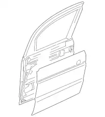 ПЕРЕДНЯЯ ДВЕРЬ BDA490550 LAND ROVER